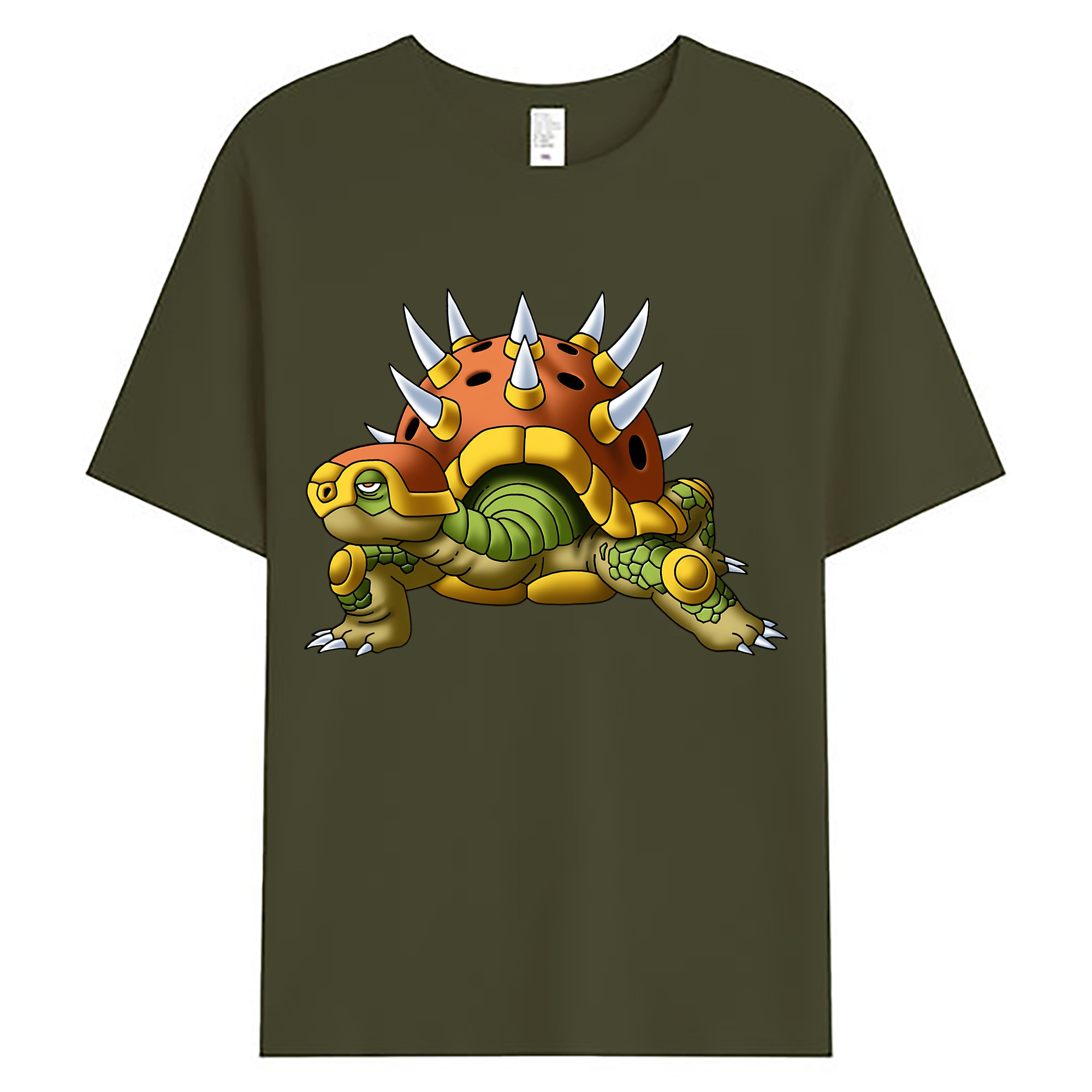 （画像用） ドラゴンクエスト Doragon Kuesuto Dragon Quest 綿100％ メンズ半袖Tシャツ｜肌触りやわらか＆通気性